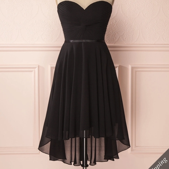 🖤 Maliha A Line Dress in Black - Picture 2 of 7